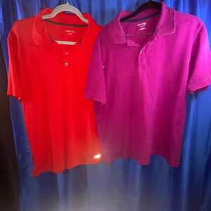 BCG and St. John's Bay Men's Polo Shirt Bundle Size Large